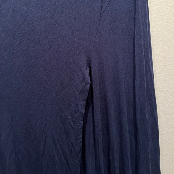 Lulus Swept Away Navy Long Sleeve Maxi Dress - Picture 4 of 6